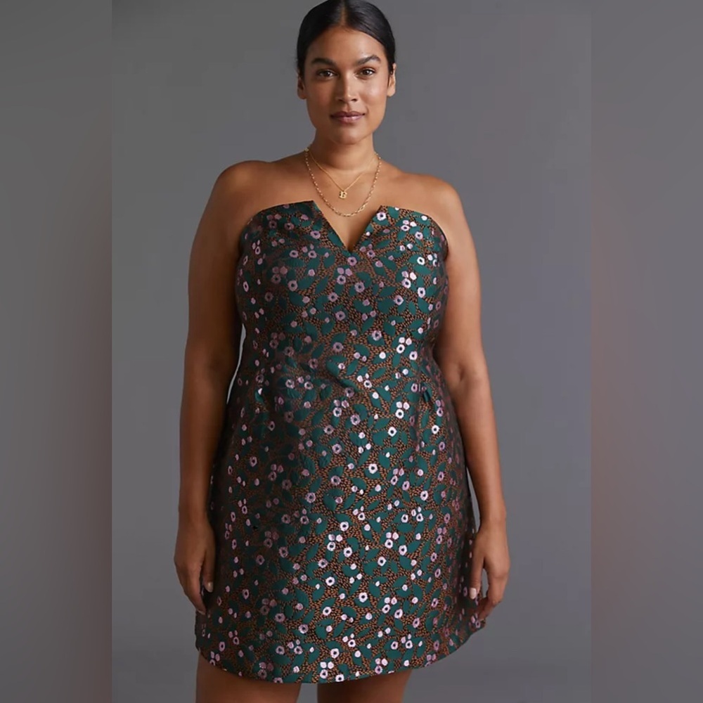 NWT EVA FRANCO Anthropologie Sweetheart Mini Dress”
Size 16W

#B1